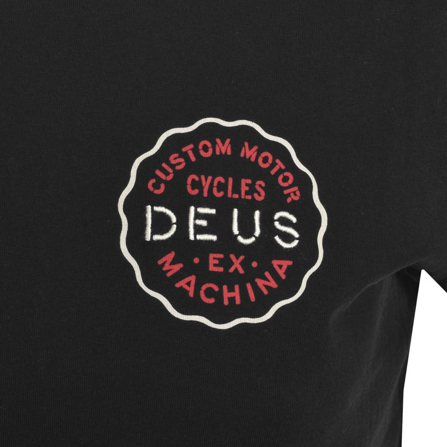 Alternative Image for ProductDeus Ex Machina Logo T Shirt Black3